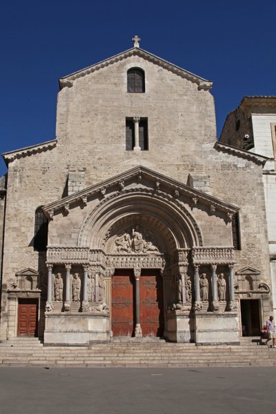 Przedstawiająca zachodnią fasadę autorstwa French School