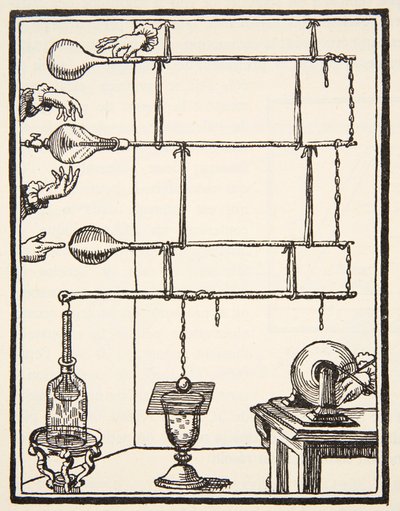 Descarges electriques dan lai rarefie, 1753, kopia Borisa Mestchersky