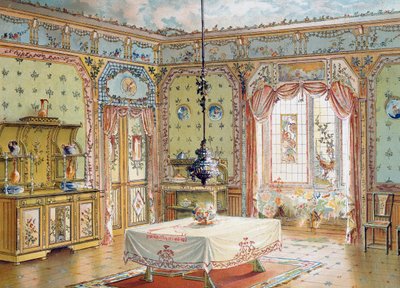 Projekt jadalni z magazynu La Decoration interieure (Home Decor) autorstwa French School