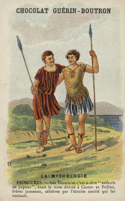 Dioscuri, czyli Kastor i Pollux autorstwa French School