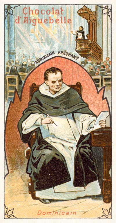 Dominikanin (chromolitho) autorstwa French School