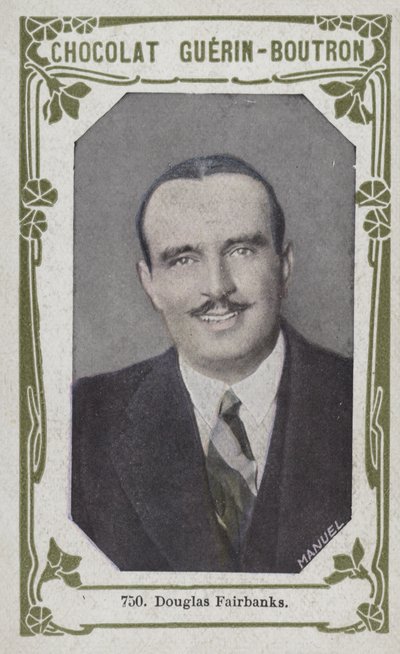 Douglas Fairbanks (kolorowe zdjęcie) autorstwa French School