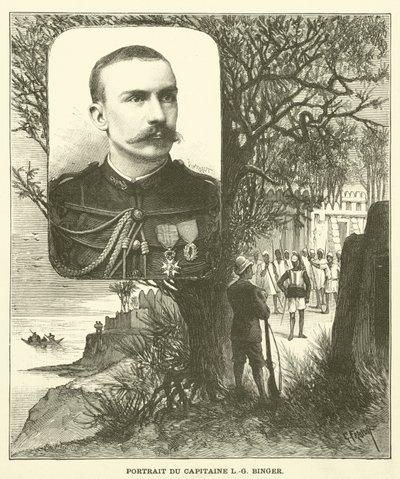 Z Nigru do Zatoki Gwinejskiej (grawerowanie) autorstwa French School