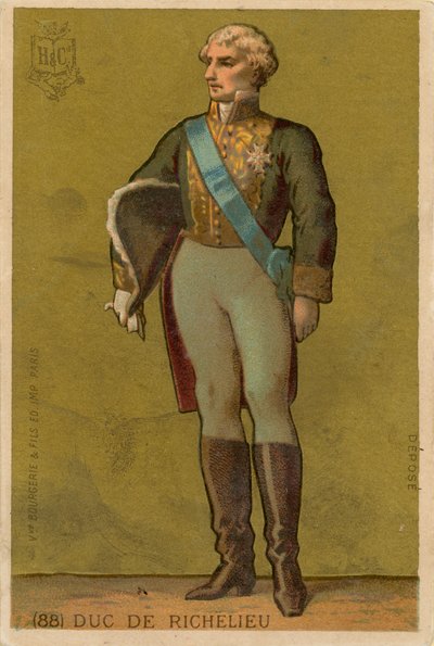 Książę Richelieu autorstwa French School