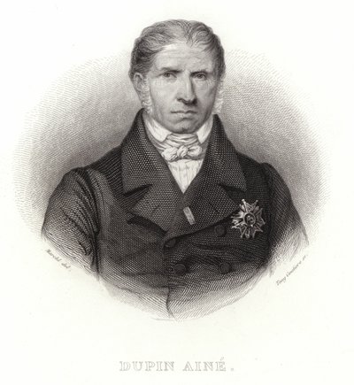 Dupin Aine - francuski polityk i przewodniczący Izby Deputowanych (1783-1865) autorstwa French School