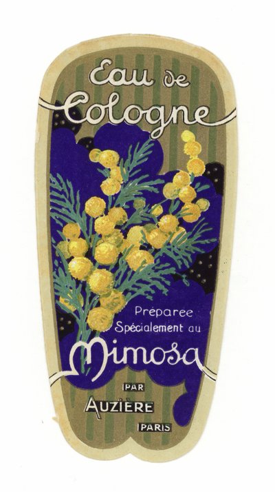 Etykieta wody kolońskiej, Mimosa autorstwa French School