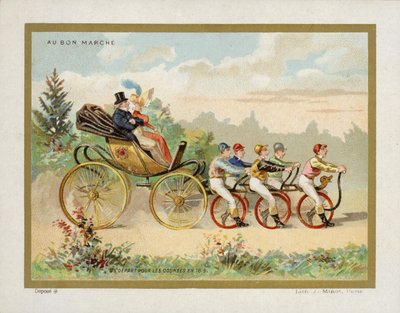 Ekscentryczny wózek vintage autorstwa French School