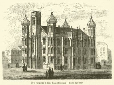 St. Louis High School, Missouri (grafika) autorstwa French School