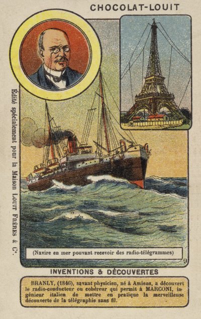 Edouard Branly, francuski fizyk i wynalazca autorstwa French School