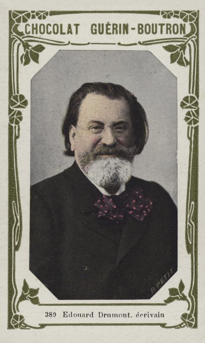Edouard Drumont, ecrivain (kolorowe zdjęcie) autorstwa French School