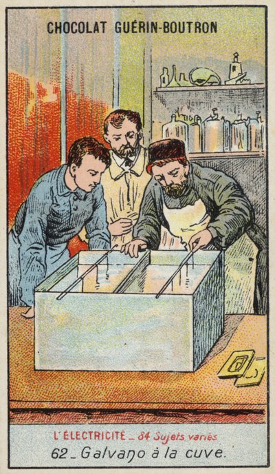 Zbiornik do elektrotypowania (chromolitho) autorstwa French School