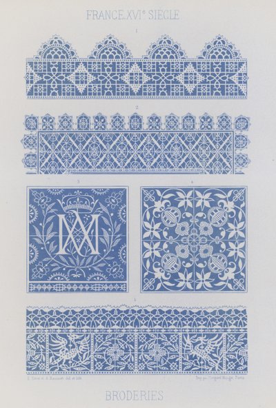 Haft (chromolit) autorstwa French School