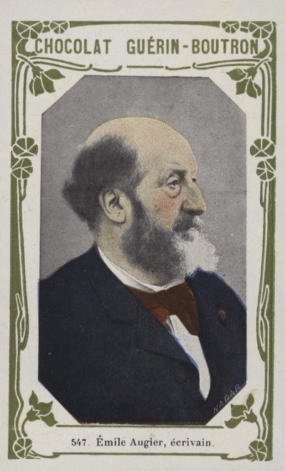 Emile Augier, pisarz (kolorowe zdjęcie) autorstwa French School