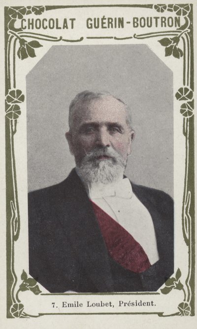 Emile Loubet, prezes (kolorowe zdjęcie) autorstwa French School