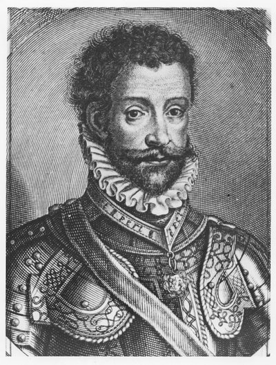 Emmanuel Philibert, książę Sabaudii (grawerowanie) autorstwa French School
