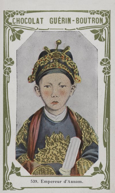 Empereur dAnnam (kolorowe zdjęcie) autorstwa French School