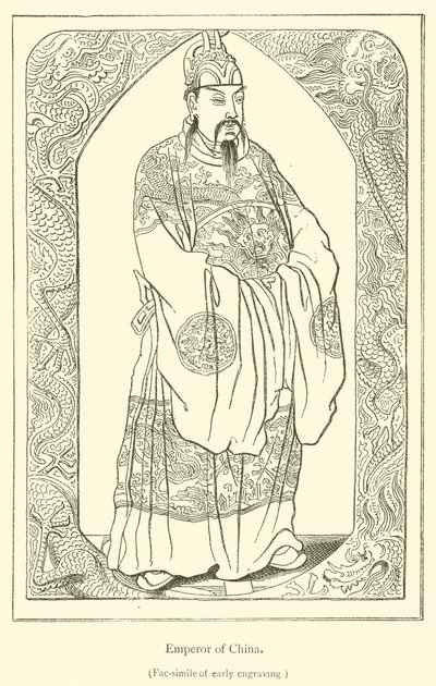 Cesarz Chin (grafika) autorstwa French School