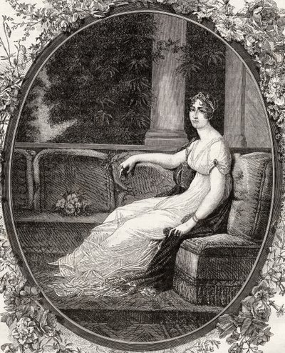 Cesarzowa Józefina, z „Histoire de la Revolution Francaise” Louisa Blanca (1811-82) autorstwa French School