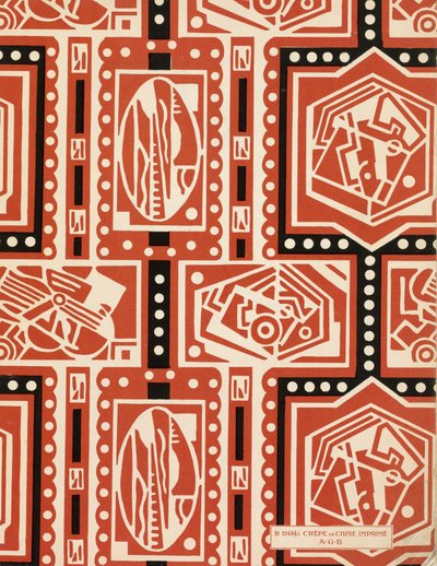 Papier końcowy z Art-Gout_Beaute, ok. 1920 r. (druk pochoir) autorstwa French School
