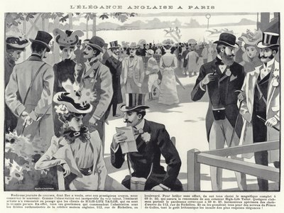 Angielska elegancja w Paryżu autorstwa French School