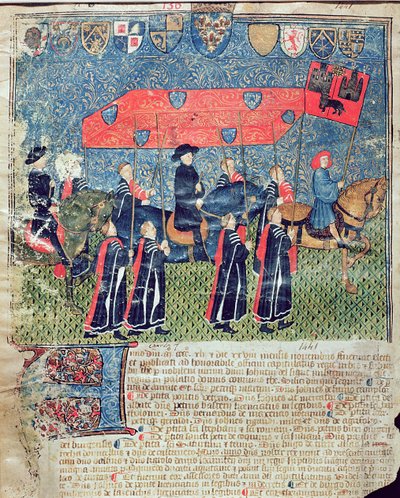 Wejście Karola VII (1403-61) do Tuluzy autorstwa French School