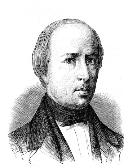 Ernest PETIN (1812-1879), francuski wynalazca balonów powietrznych. autorstwa French School