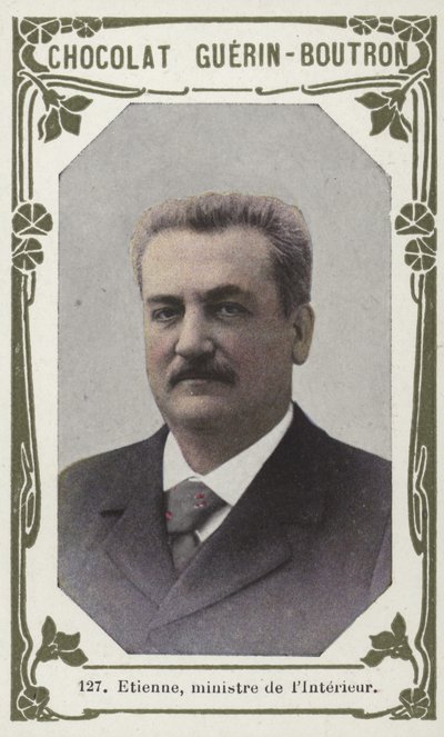 Etienne, minister spraw wewnętrznych (kolorowe zdjęcie) autorstwa French School