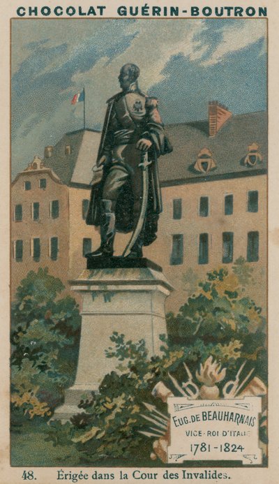 Eug de Beauharnais, wicekról Włoch, 1781-1824, wzniesiony na Cour des Invalides autorstwa French School