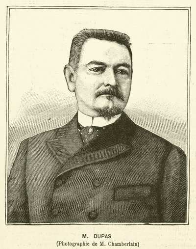 Eugene Dupas, francuski urzędnik państwowy (Grawerowanie) autorstwa French School