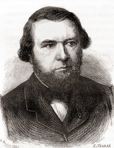 Eugène-Melchior Péligot, z „Les Merveilles de la Science”, opublikowany ok. 1870 r. (grafika) autorstwa French School