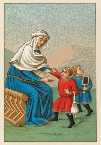 Europa Średniowiecze Kostium autorstwa French School