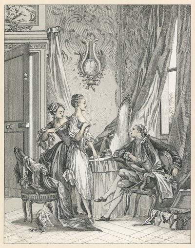 Europa XVIII wiek kostium autorstwa French School