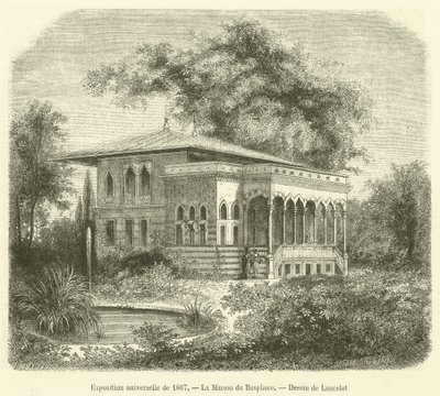 Wystawa Powszechna z 1867 r., La Maison du Bosphore (grafika) autorstwa French School