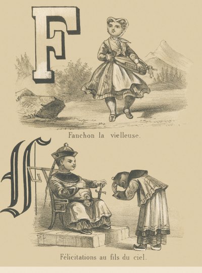 F: Fanchon Staruszek/Gratulacje dla Syna Niebios autorstwa French School