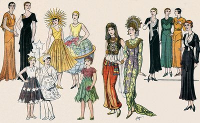 Francuska moda damska i dziecięca autorstwa French School
