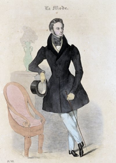 Moda męska - w „Journal des tailors”” autorstwa French School