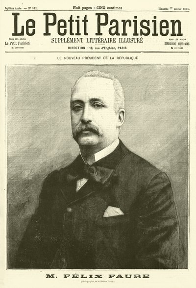 Felix Faure, nowy prezydent Francji (grawerunek) autorstwa French School