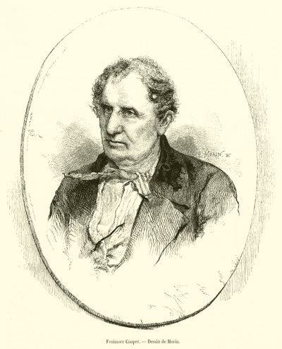 Fenimore Cooper (grawerunek) autorstwa French School