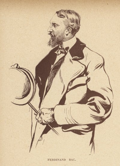 Ferdinand Bac, francuski rysownik (litografia) autorstwa French School