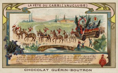 Festiwal Carri, Vaucluse, Francja (chromolitho) autorstwa French School