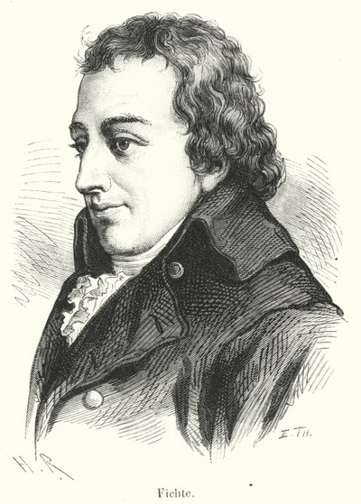 Fichte (grawerowanie) autorstwa French School