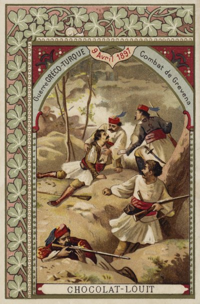 Walka w Grevena, wojna grecko-turecka, 9 kwietnia 1897 autorstwa French School