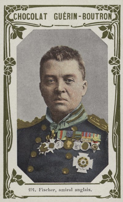 Fischer, admirał brytyjski (kolorowe zdjęcie) autorstwa French School