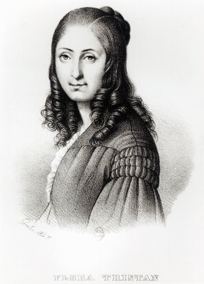 Flora Tristan (1803-44) 1847 autorstwa French School