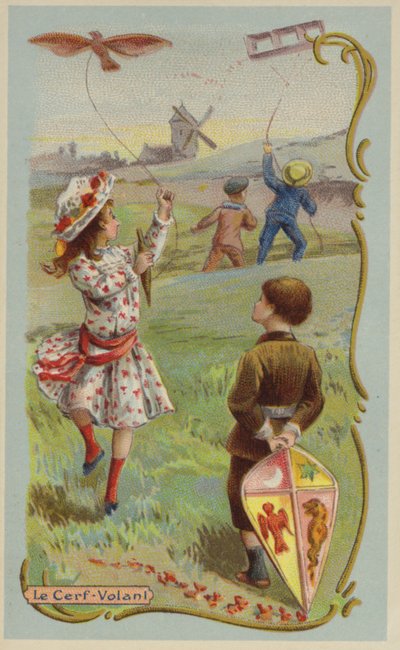 Latawce (chromolitho) autorstwa French School