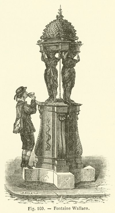 Fontaine Wallace (grawerunek) autorstwa French School
