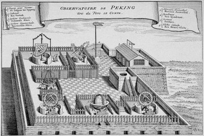 Dawne obserwatorium chińskie w Pekinie – na podstawie miedziorytu „Historia podróży” z 1747 r. autorstwa French School