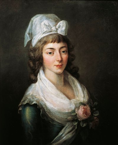 Francja, Paryż, Wersal, Portret Madame Roland (Marie-Jean Roland de la Platiere autorstwa French School