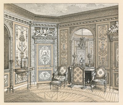 Francja XVIII wiek kostium autorstwa French School