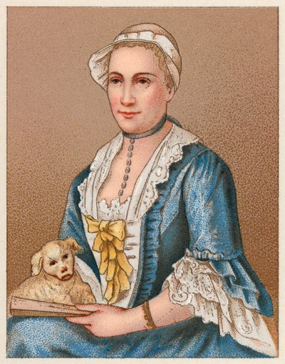 Francja XVIII wiek kostium autorstwa French School